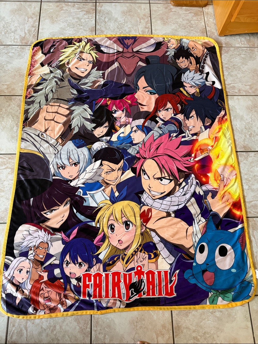 Fairy Tale Anime Plush Throw Blanket - Multicolor